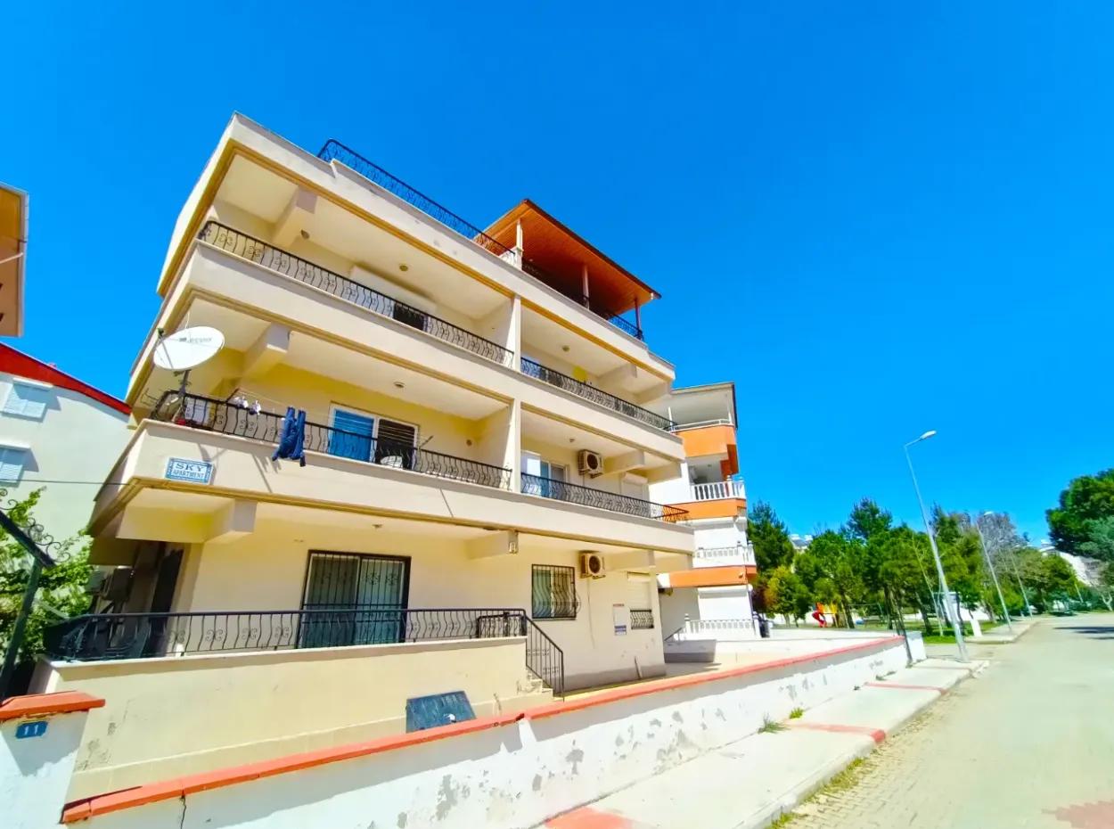 Duplex For Sale In Didim - Furnished - Terraced - Duplex Apartment For Sale 950M To The Sea