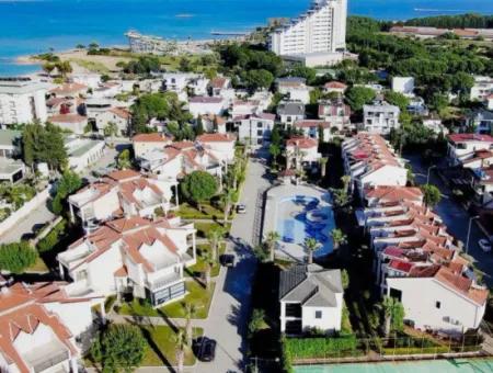 Villa For Sale In Didim, 150M To The Sea, With Pool, Tennis Court, Basketball Court, Security, And In A Complex