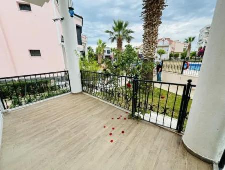 Villa For Sale In Didim, 150M To The Sea, With Pool, Tennis Court, Basketball Court, Security, And In A Complex